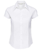 WomenÃƒÂ¢Ã¢â€šÂ¬Ã¢â€žÂ¢s cap sleeve TencelÃƒâ€šÃ‚Â® fitted shirt