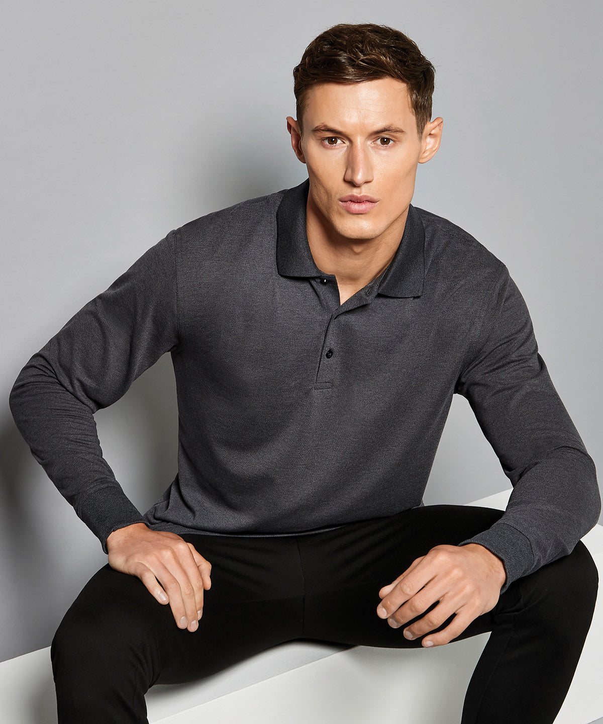 PiquÃƒÆ’Ã‚Â© polo long-sleeved (classic fit)