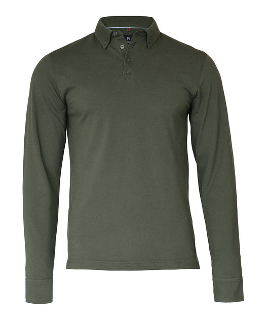 Carlington  deluxe long sleeve polo