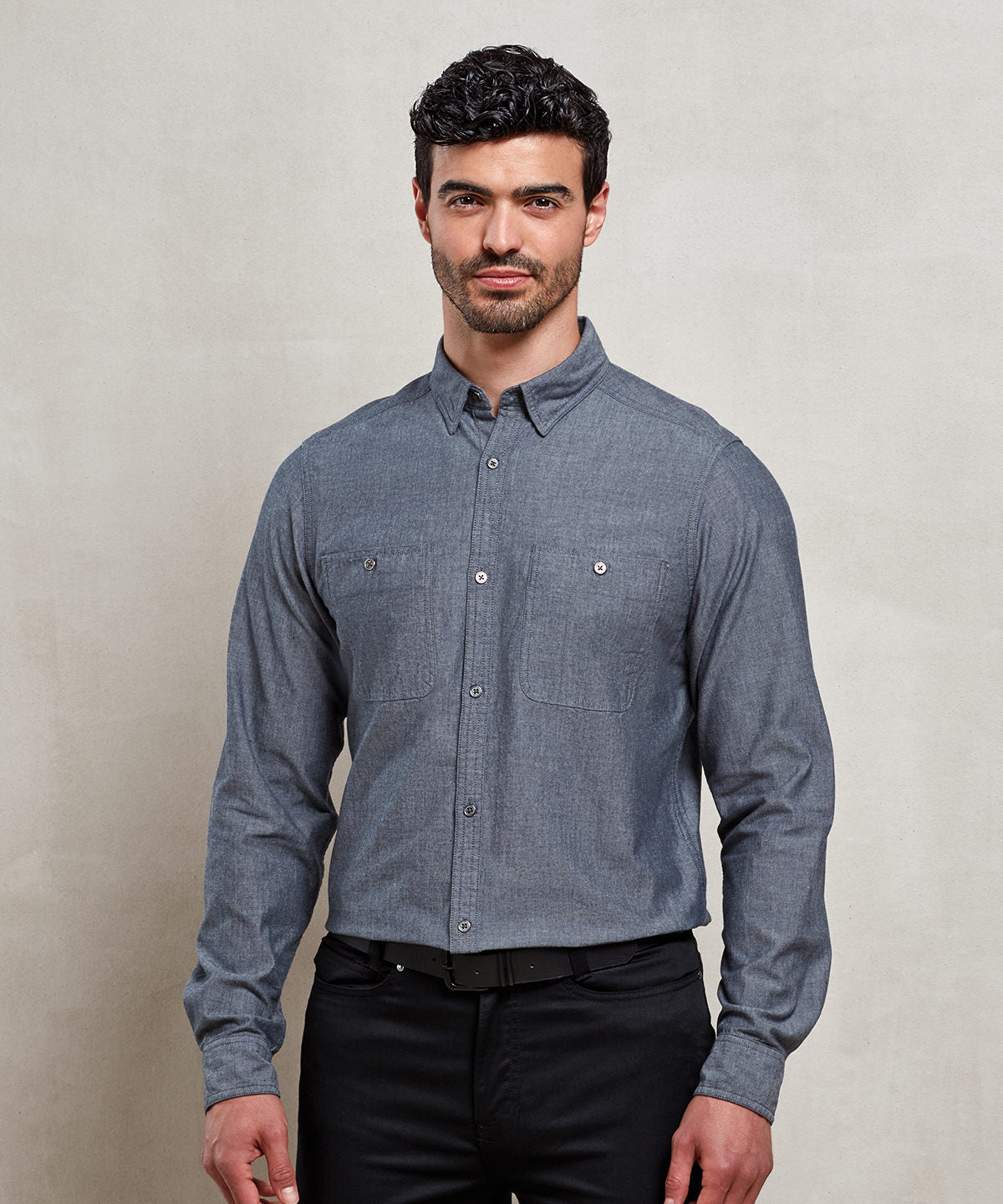 MenÃƒÂ¢Ã¢â€šÂ¬Ã¢â€žÂ¢s Chambray shirt, organic and Fairtrade certified