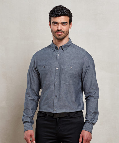 MenÃƒÂ¢Ã¢â€šÂ¬Ã¢â€žÂ¢s Chambray shirt, organic and Fairtrade certified