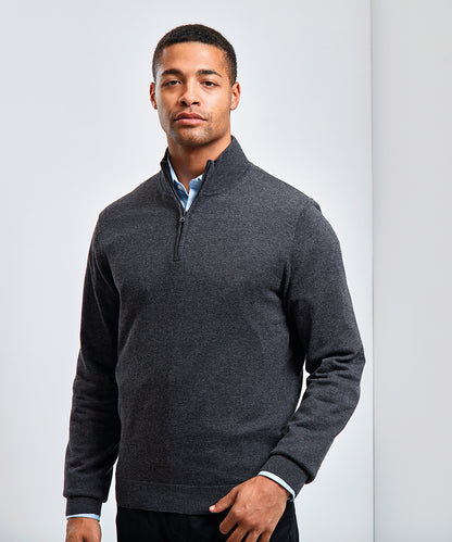 Ãƒâ€šÃ‚Â¼ zip knitted sweater