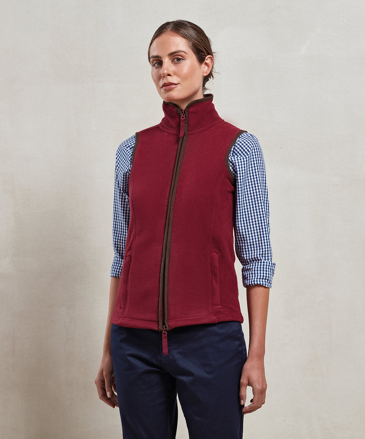 Womenâ€™s artisan fleece gilet