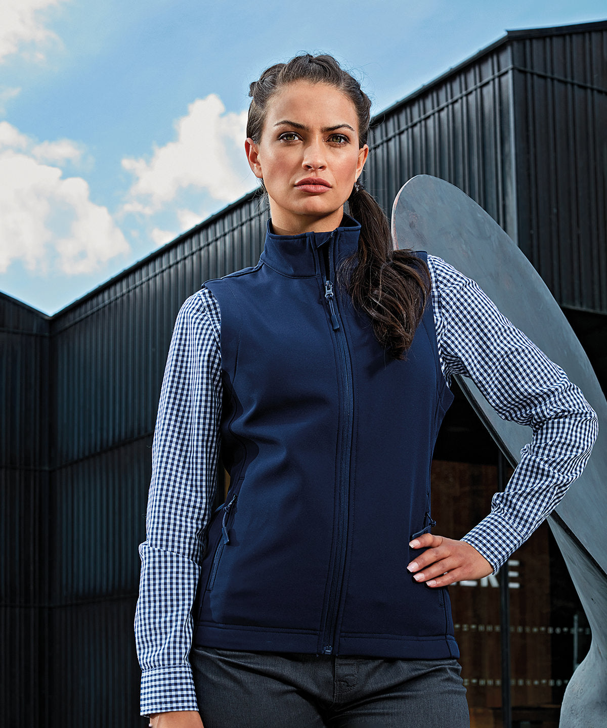 WomenÃƒÂ¢Ã¢â€šÂ¬Ã¢â€žÂ¢s WindcheckerÃƒâ€šÃ‚Â® printable and recycled gilet