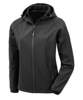 Result Womens Recycled 3-Layer Printable Hooded Softshell