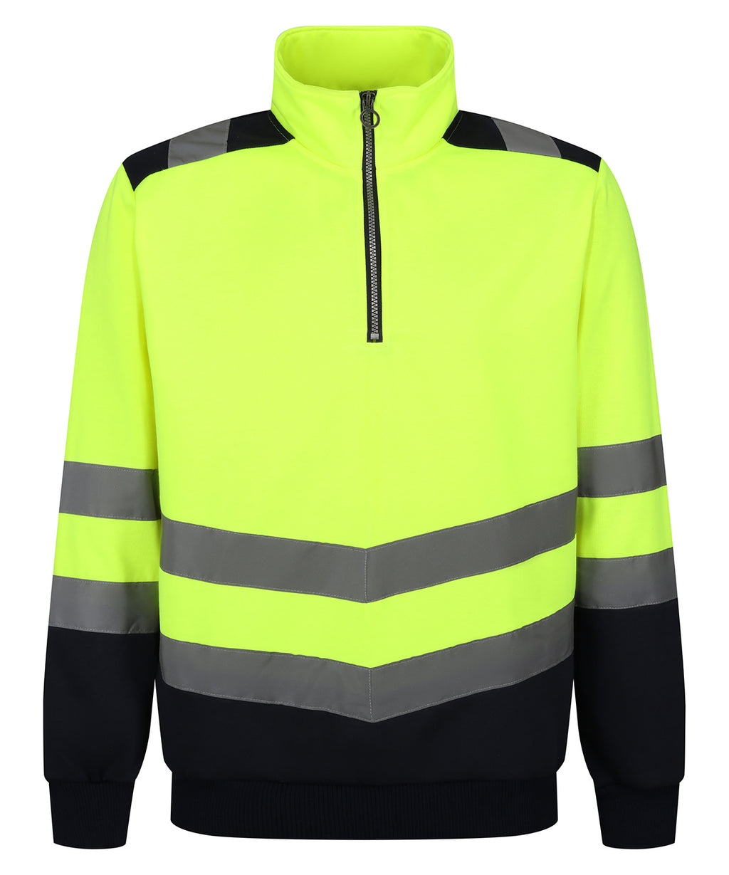 Pro hi-vis Ãƒâ€šÃ‚Â¼-zip sweatshirt