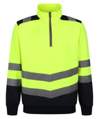 Pro hi-vis Ãƒâ€šÃ‚Â¼-zip sweatshirt
