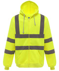 Yoko Hi-Vis Zip Hoodie (HVK07)