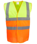 Yoko Hi-Vis Two-Tone Waistcoat (HVW122)