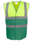 Yoko Hi-Vis Two-Tone Waistcoat (HVW122)