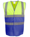 Yoko Hi-Vis Two-Tone Waistcoat (HVW122)